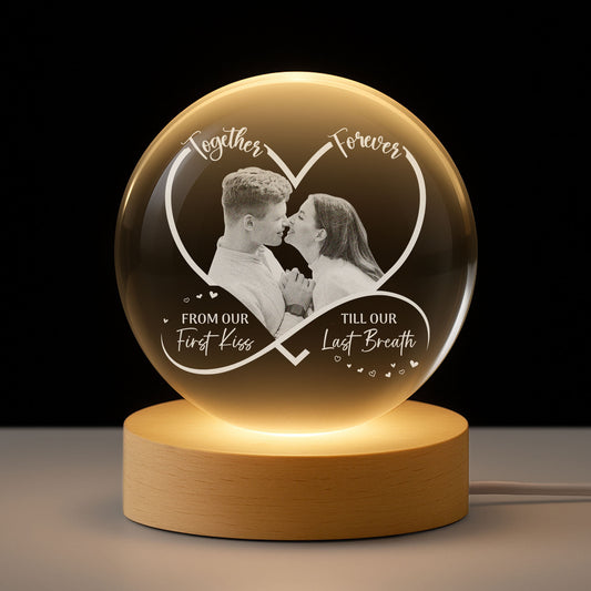 5242LUS1 together forever crystal ball lamp personalized gifts for couples 5242L6V5G