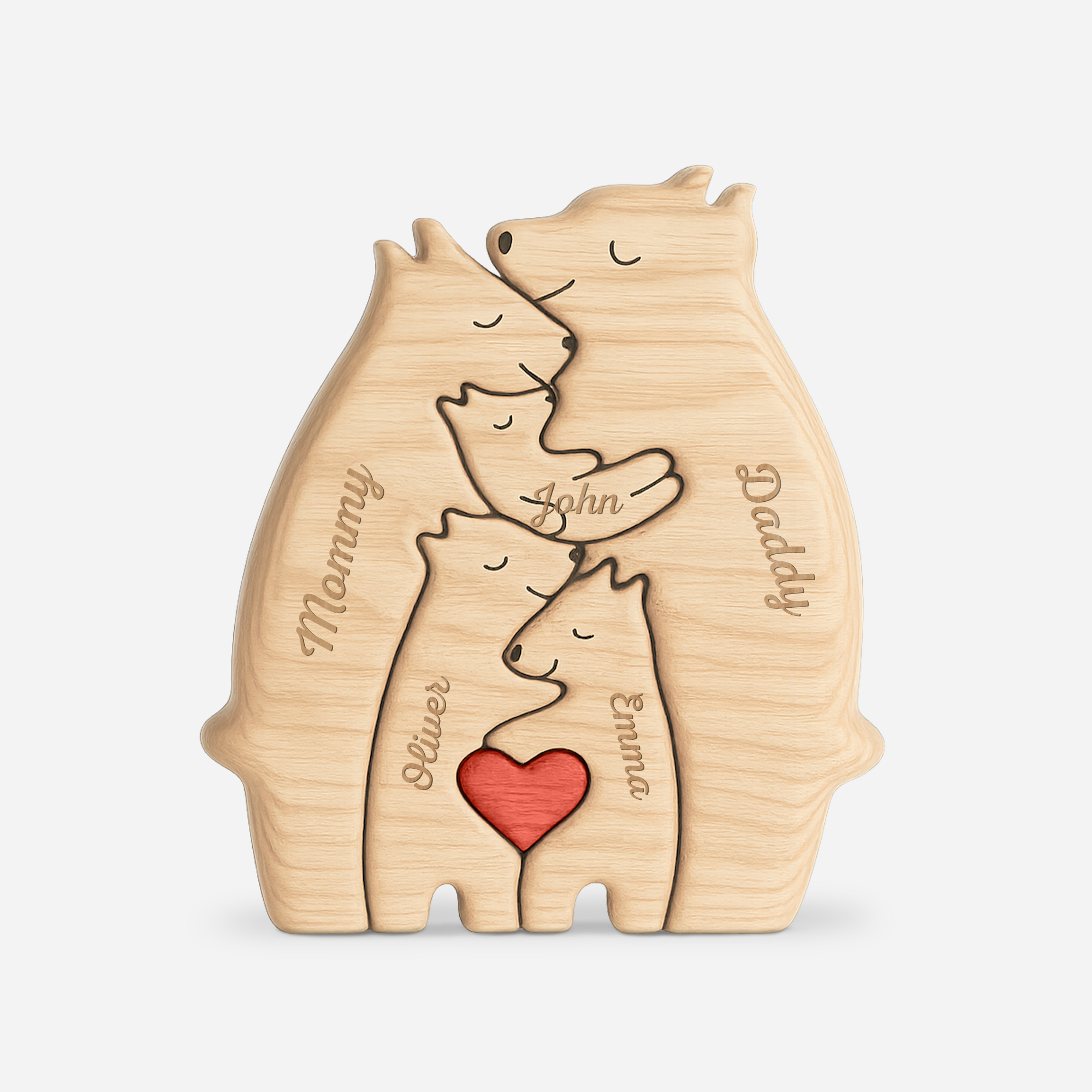 5245QUS1 personalized family gifts family bear wooden puzzles 5245Q_fbd50d94 d37b 43fb 9305 ad52867e3359