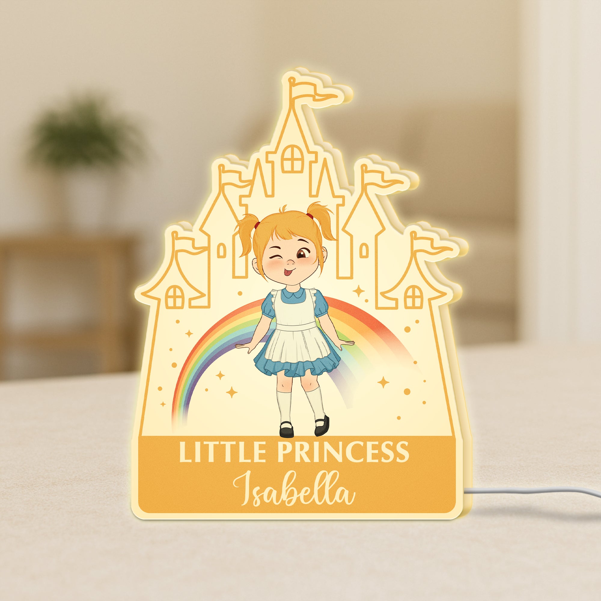 5248LUS1 personalized gifts for kids castle light boxes 5248LKGZK