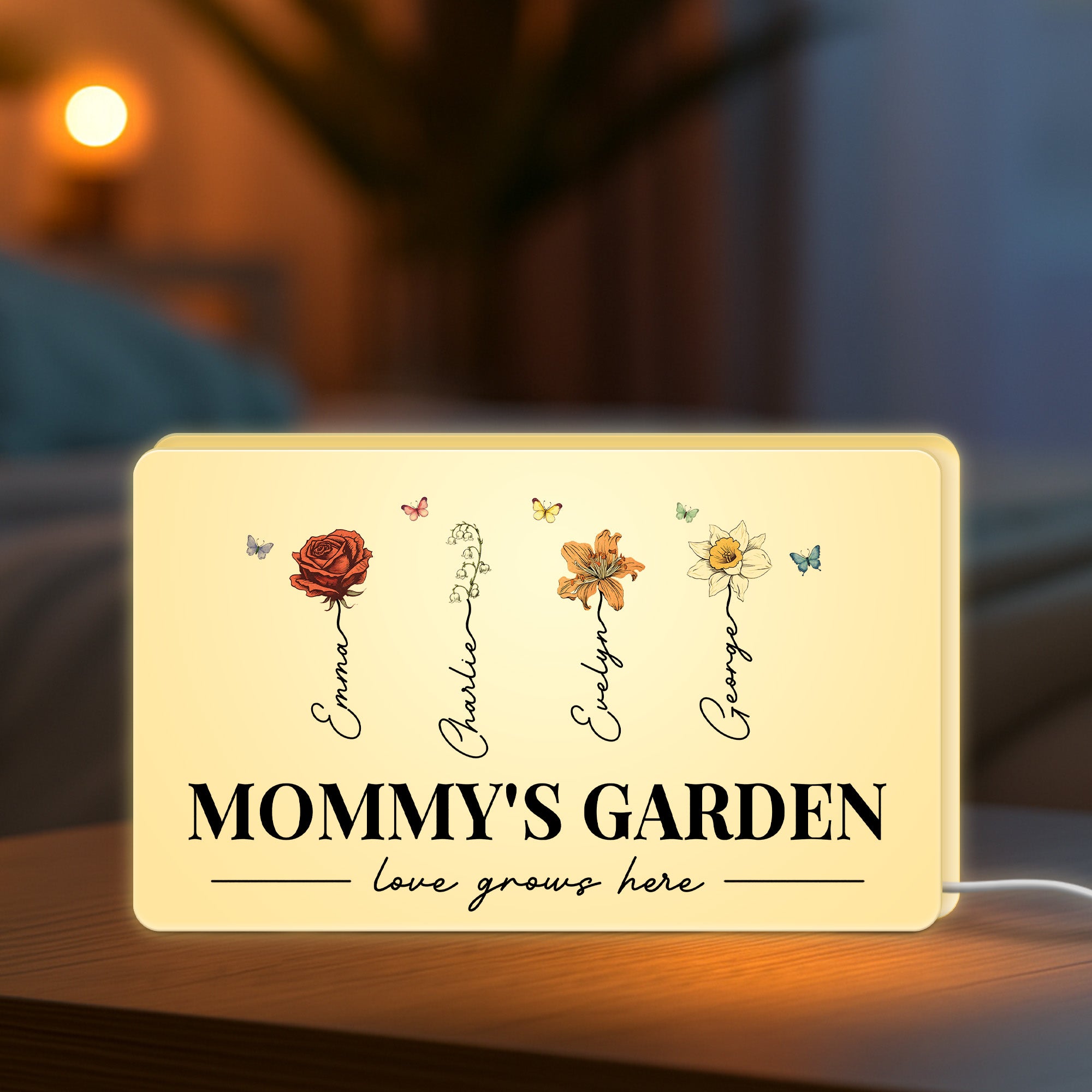 5249LUS2 personalized grandma gifts grandmas garden light box 5249L