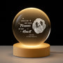 5251LUS1 photo crystal ball lamp personalized pet memorial gifts for dog cat 5251L8V5C