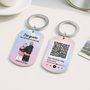 5255JUS2 custom music keychain_ romantic gifts for couples 5255J8N5G