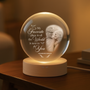 5261LUS1 photo crystal ball lamp custom memorial gifts for couples 5261lcfzg
