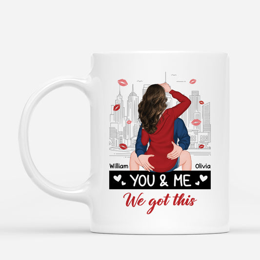 5266MUS1 personalized couple gifts you and me we got this mug 5266M36TG
