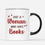 5271MUS3 custom gifts for book lovers just a girl who loves books mug 5271M3MAA