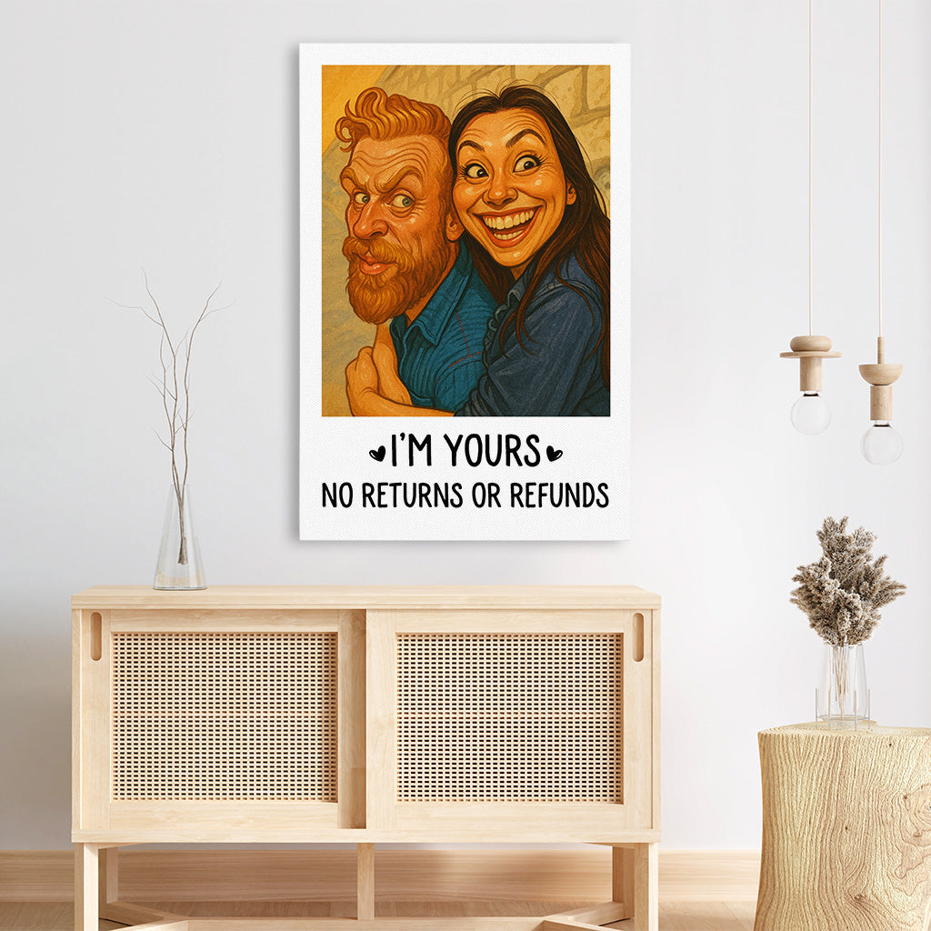 5273CUS3 custom caricature portrait_ funny gifts for couples 5273C3M5G