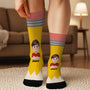 5290JUS2 personalized back to school gifts funny pencil socks 5290JKVTA