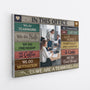 5296CUS2 personalized gifts for coworkers we are a team photo canvas 5296CTTNO