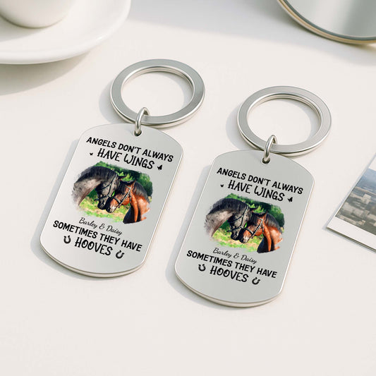 5297JUS2 personalized horse memorial gifts metal horse keychain_s 5297JKQ5U