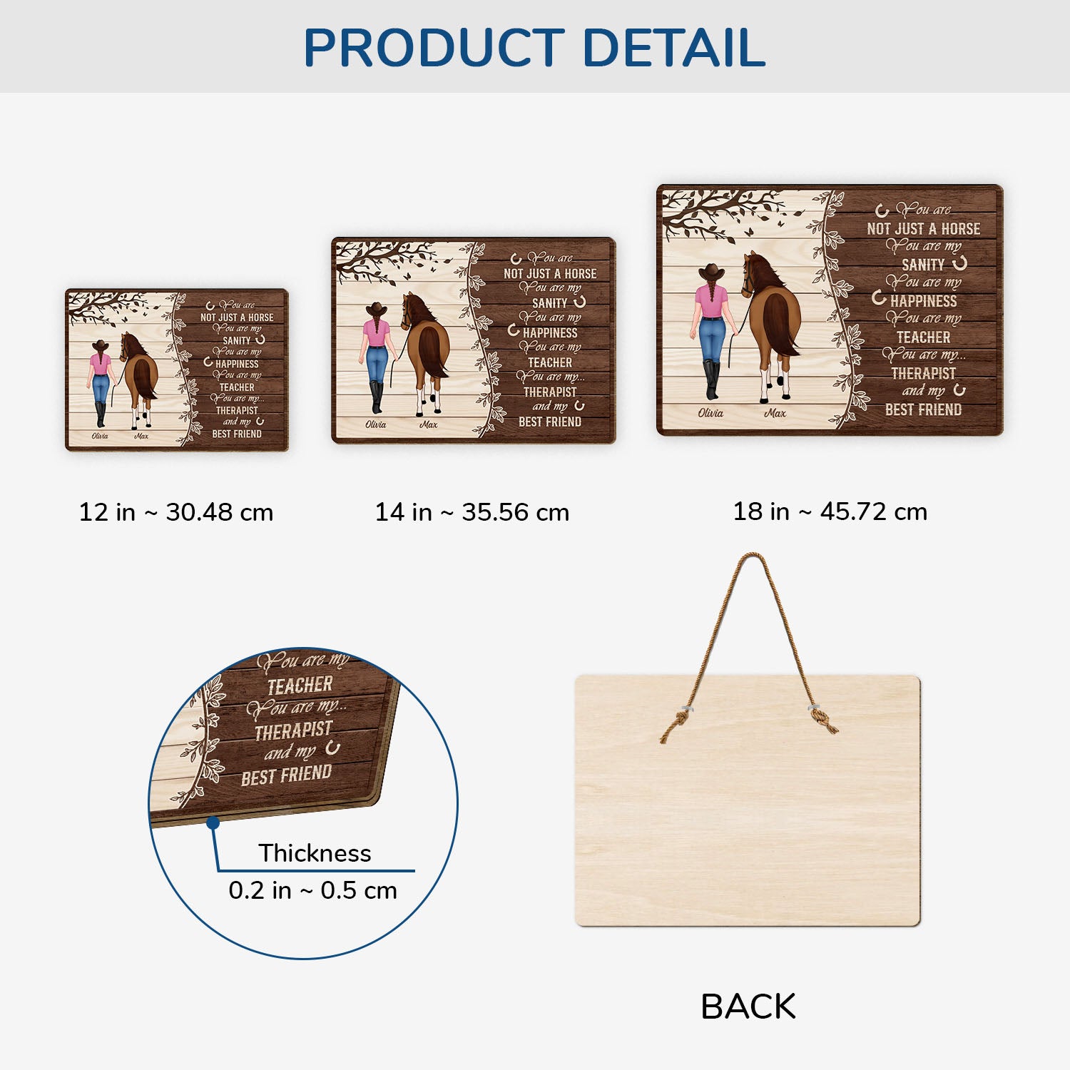 5299QUS3 personalized wooden signs horse gifts for horse lovers_ 5299QTVZU_57adb3f5 9619 4ce9 a5a3 9eb0c1e57411