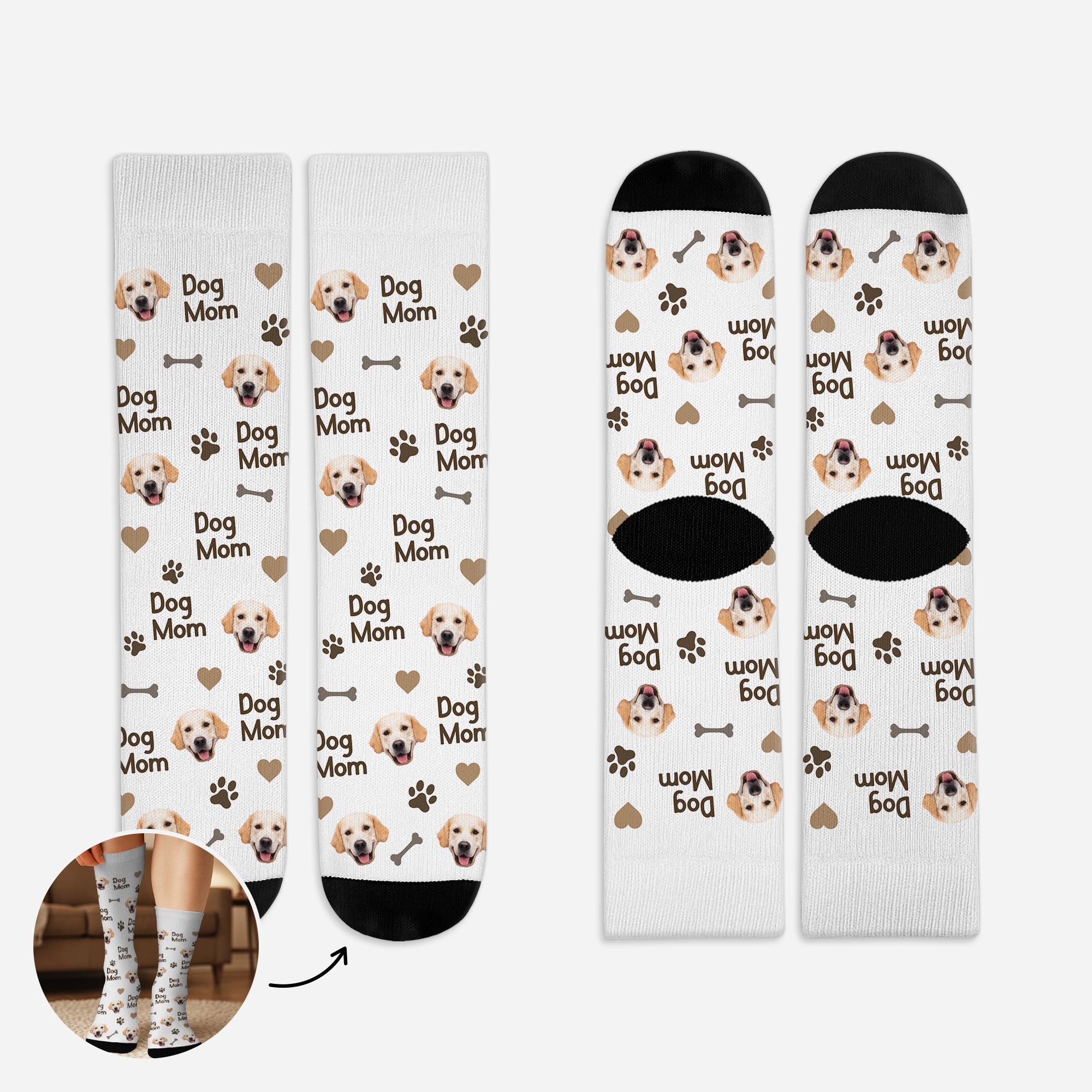 5300JUS1 personalized dog gifts for dog owners socks with dog face_ 5300JTQNC_c30461c3 4b3f 49bf ae5a d739ee1b7f9b