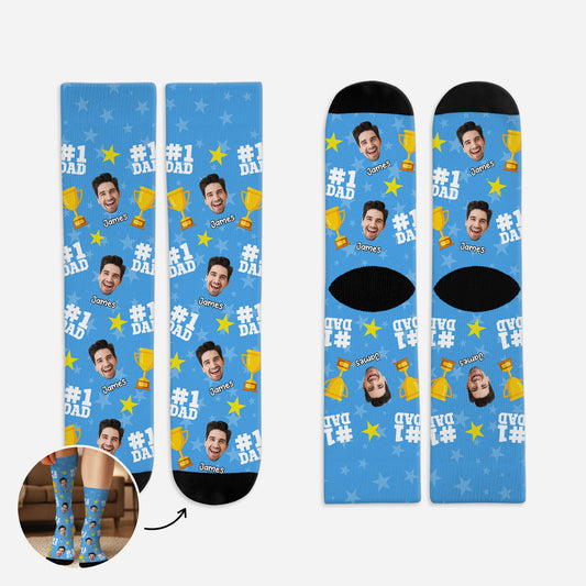 5314JUS1 personalized gifts for dad _1 dad socks_ with faces on them 5314JTQTB_07b4b85b 9319 40d9 adb2 f0123ecba64a