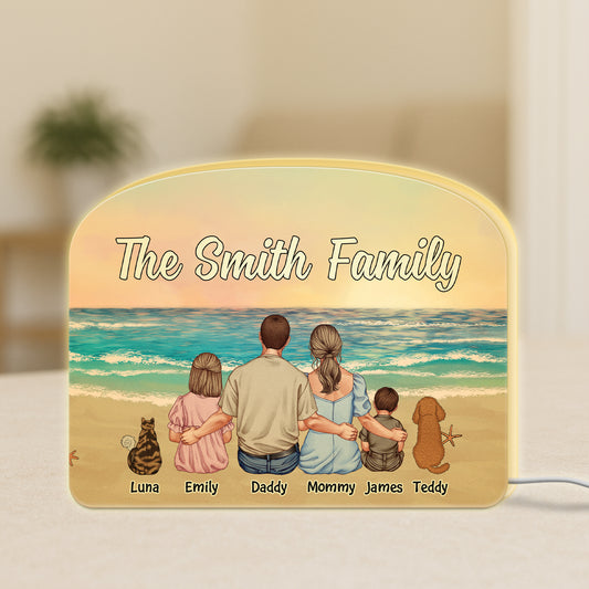 5318LUS1 personalized gifts for parents family name light box 5318LKMNI
