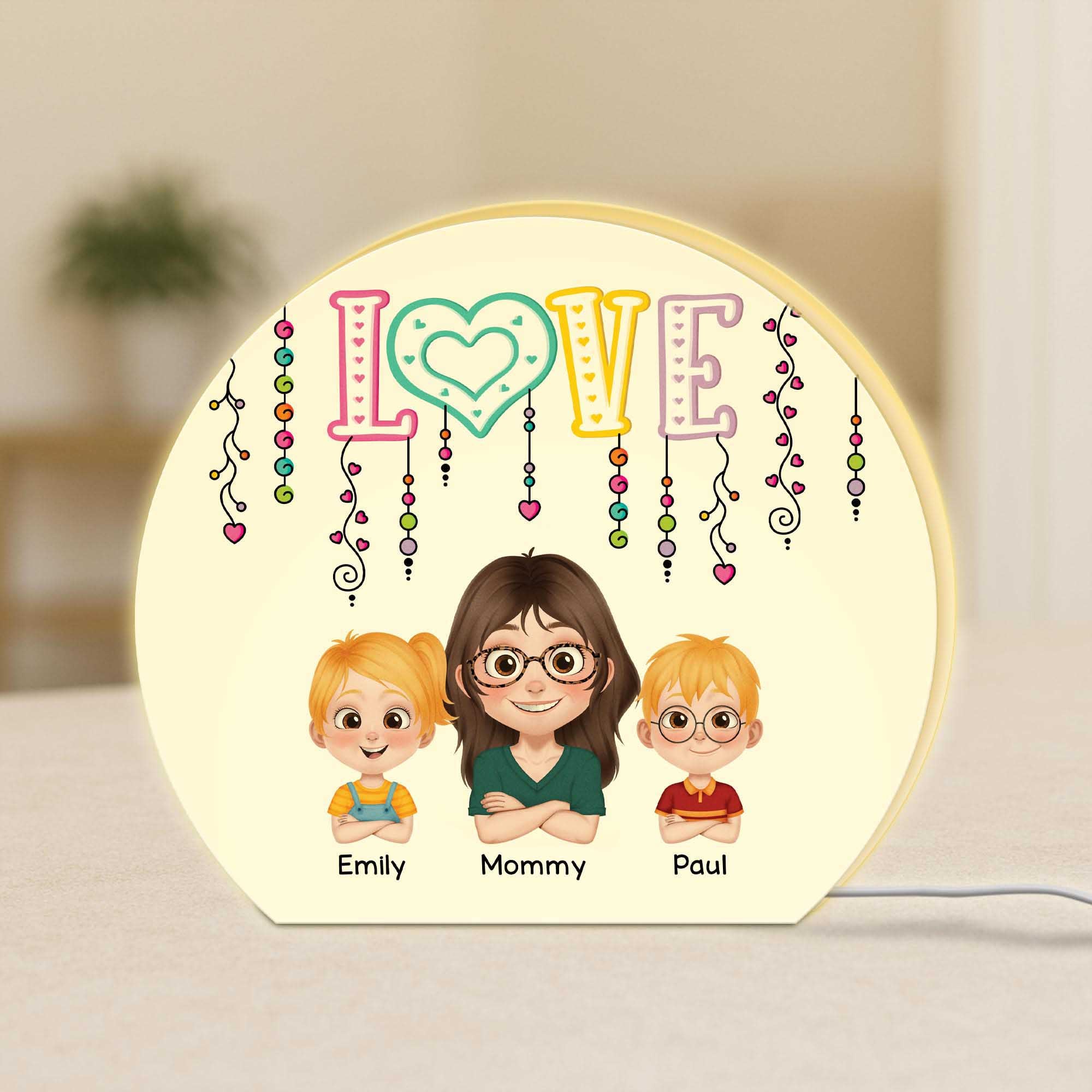 5319LUS1 personalized light box unique gift for mom 5319LKGAA