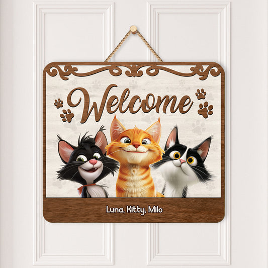 5321QUS2 personalized gifts _for dog owners wooden welcome signs 5321Q3YNC