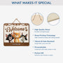 5321QUS4 personalized gifts _for cat owners wooden welcome signs 5321Q3YND