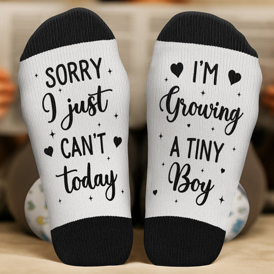 5329JUS2 personalized mommy to be gifts_ i_m growing a tiny human socks 5329J6VMA