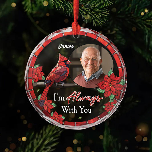 5341OUS1 personalized in loving memory gifts memorial glass ornaments 5341OKHAB