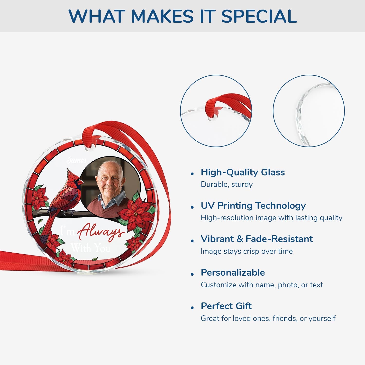 5341OUS4 personalized in loving memory gifts memorial glass ornaments 5341OKHAB