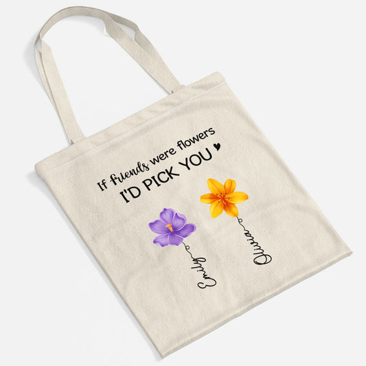 5342BUS1 personalized tote bag good friends are like stars gifts 5342bcv0f_1