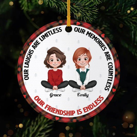 5345OUS1 personalized gifts for friend ceramic christmas tree ornaments 5345O8ZCF