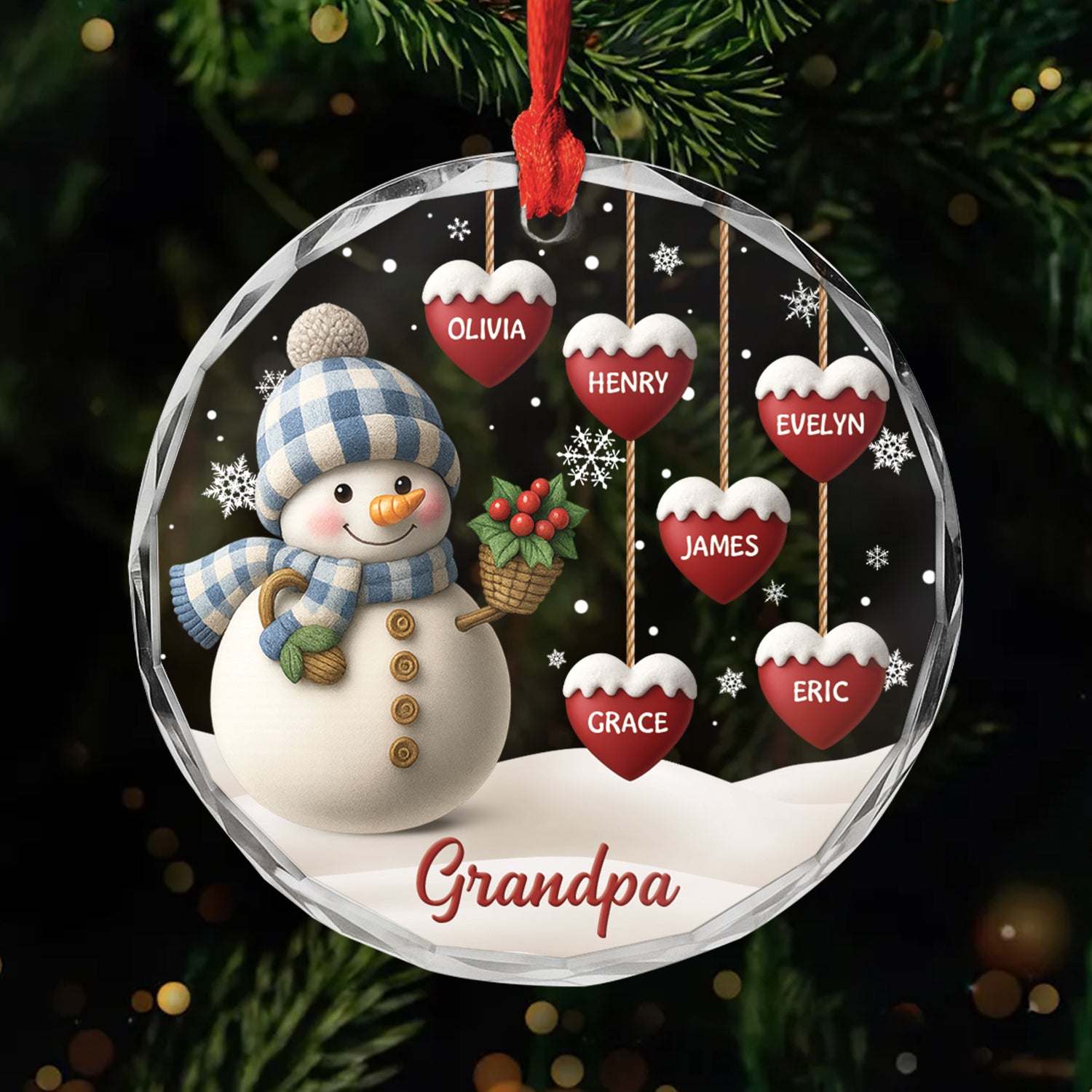 5349OUS1 personalized ceramic ornaments christmas gifts for grandma 5349O8NNA