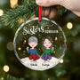5352OUS2 custom xmas gifts for friends besties forever glass ornament 5352O8VNF