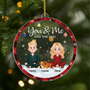 5360OUS1 personalized christmas gifts for couples acrylic dog ornaments 5360OKZ0C