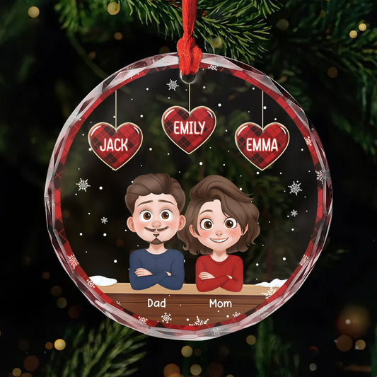 5369OUS1 personalized xmas gifts for family glass christmas ornaments 5369O6UZI