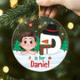 5371OUS2 acrylic initial ornaments personalized christmas gifts for kids 5371OKQ5K