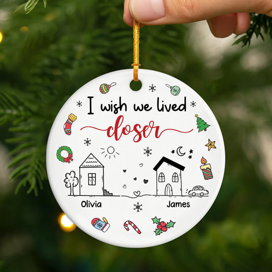 5373OUS2 personalized ceramic ornaments christmas gifts for friends 5373OTMTF