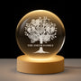 5376LUS1 crystal ball lamp with photos personalized family tree gifts 5376LKV5I