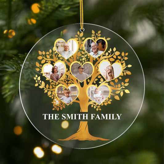 5376OUS1 acrylic photo christmas ornaments personalized family tree gifts 5376OKV5I