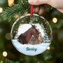 5379OUS2 custom glass photo ornaments_ christmas gifts for horse lovers 5379OKTMU