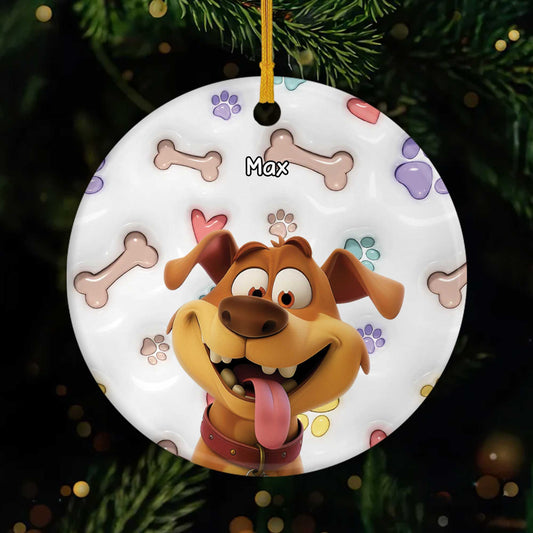 5382OUS1 custom gifts for dog lovers ceramic christmas ornaments 5382O3KAC