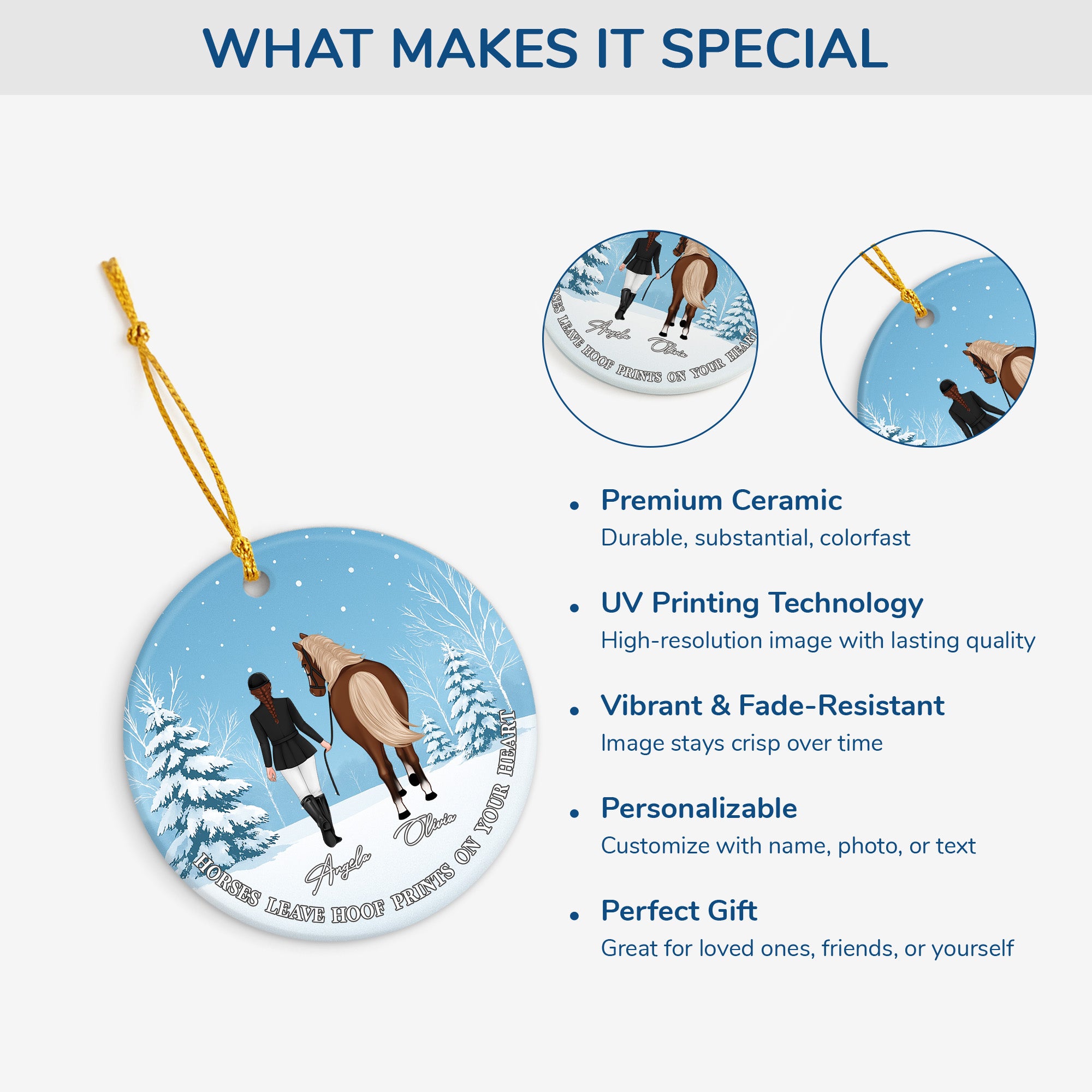 5397OUS4 personalized horse gifts for women ceramic ornaments christmas 5397O3LQU