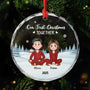 5398OUS1 custom couples gifts_ our first christmas together ornament 5398O3ZCG