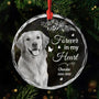 5399OUS1 glass pet memorial christmas ornament custom photo memorial gifts 5399O8LNC