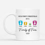 5401MUS1 personalized christmas mugs first christmas as a family of 4 5401M3ZQI