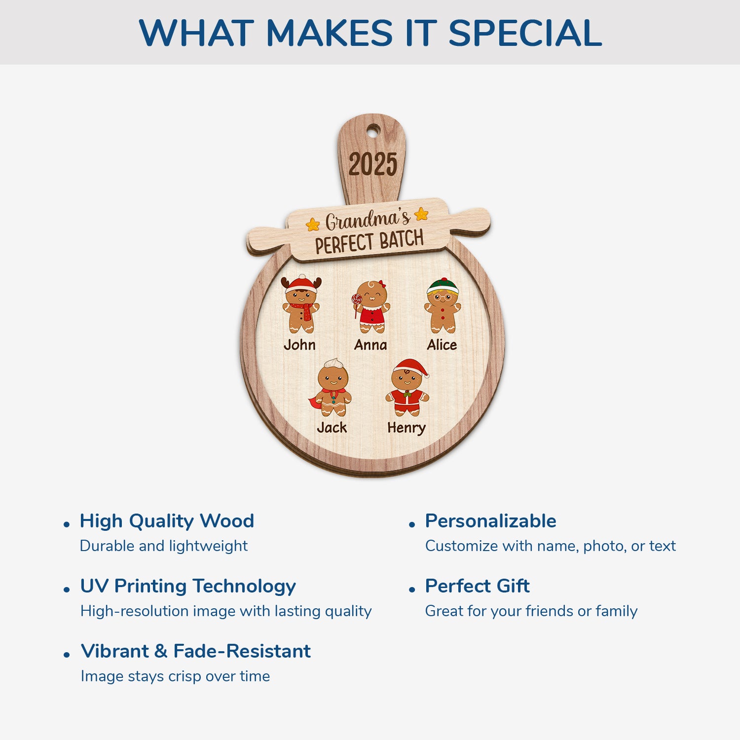 5412OUS4 custom 2 layered wooden ornament_s christmas gifts for grandma 5412OKTZA