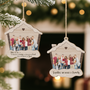 5420OUS2 custom 1 layered wooden photo ornaments family christmas gifts 5420O6ZCI