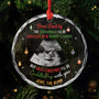 5428OUS1 personalized dad to be gifts_ ultrasound christmas ornament_ 5428OKLCB
