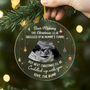 5428OUS2 custom dad to be gifts_ acylic ultrasound christmas ornament_ 5428OKU5B