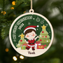 5430OUS1 custom 1 layered wooden ornament_ babys first christmas gifts 5430O3KQK