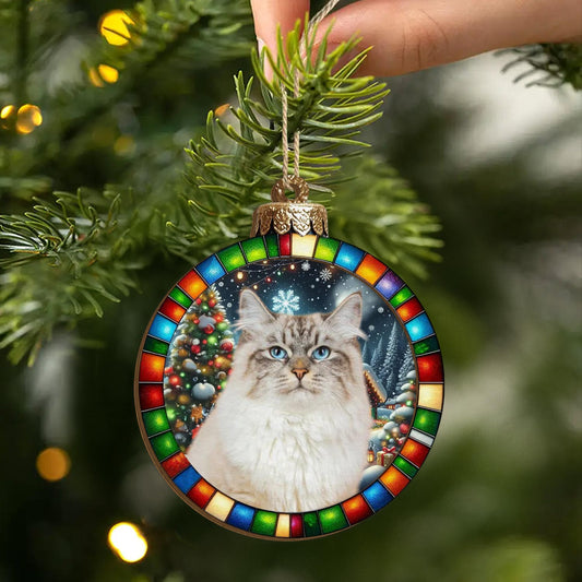 5432OUS2 custom 2 layered wood photo ornament_s xmas gifts for dog lovers 5432O3UAC