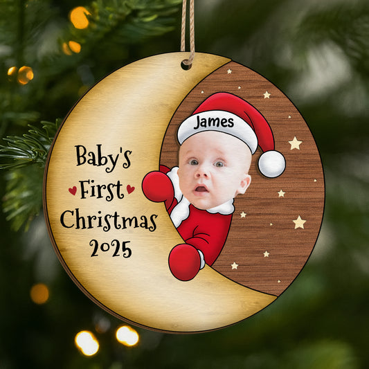 5433OUS1 custom 1 layered wood ornaments_ babys first christmas gifts 5433O8QNK_321a11f9 0398 4a5e b99f 7a7419fd613d