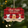 5434OUS1 custom christmas gifts for dog lovers 1 layered wood ornament_ 5434OTLAC