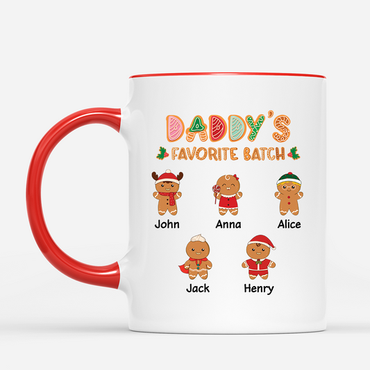 5438MUS2 personalized gifts for grandma christmas gingerbread man mug_ 5438MKZ0A