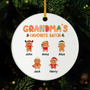 5438OUS1 custom xmas gifts for grandma ceramic gingerbread man ornament_ 5438OKZ0A