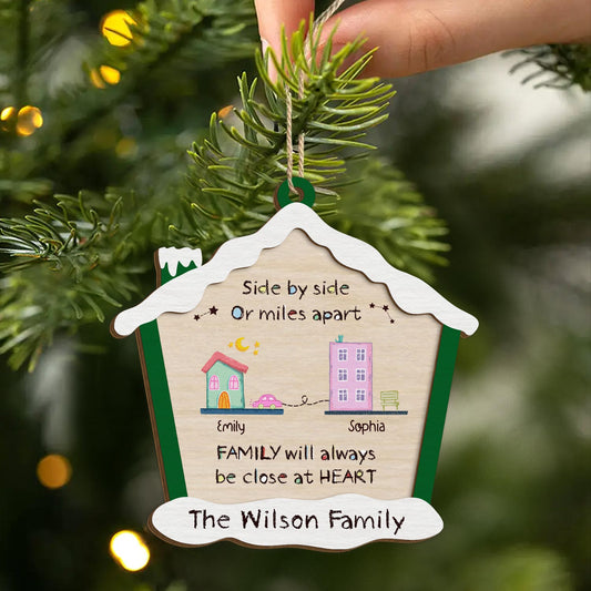 5441OUS2 personalized family christmas gifts 2 layered wood ornament_s 5441OTVAI